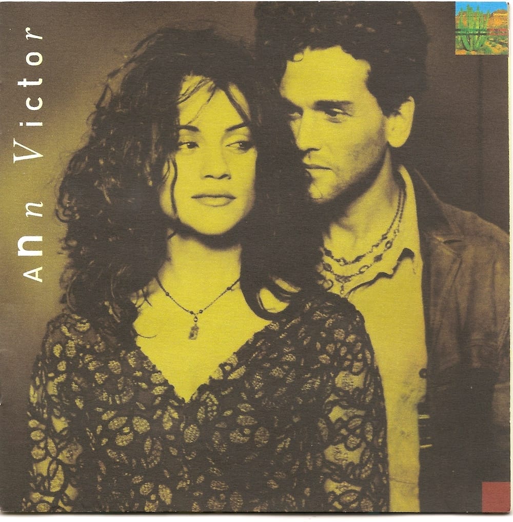 Pochette album Ciné-parc du groupe Ann Victor, avec Geneviève Bilodeau et Martin Léon